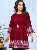 Jiyushi Fancy Cotton Tunic For Women