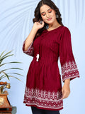 Jiyushi Fancy Cotton Tunic For Women