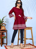 Jiyushi Fancy Cotton Tunic For Women