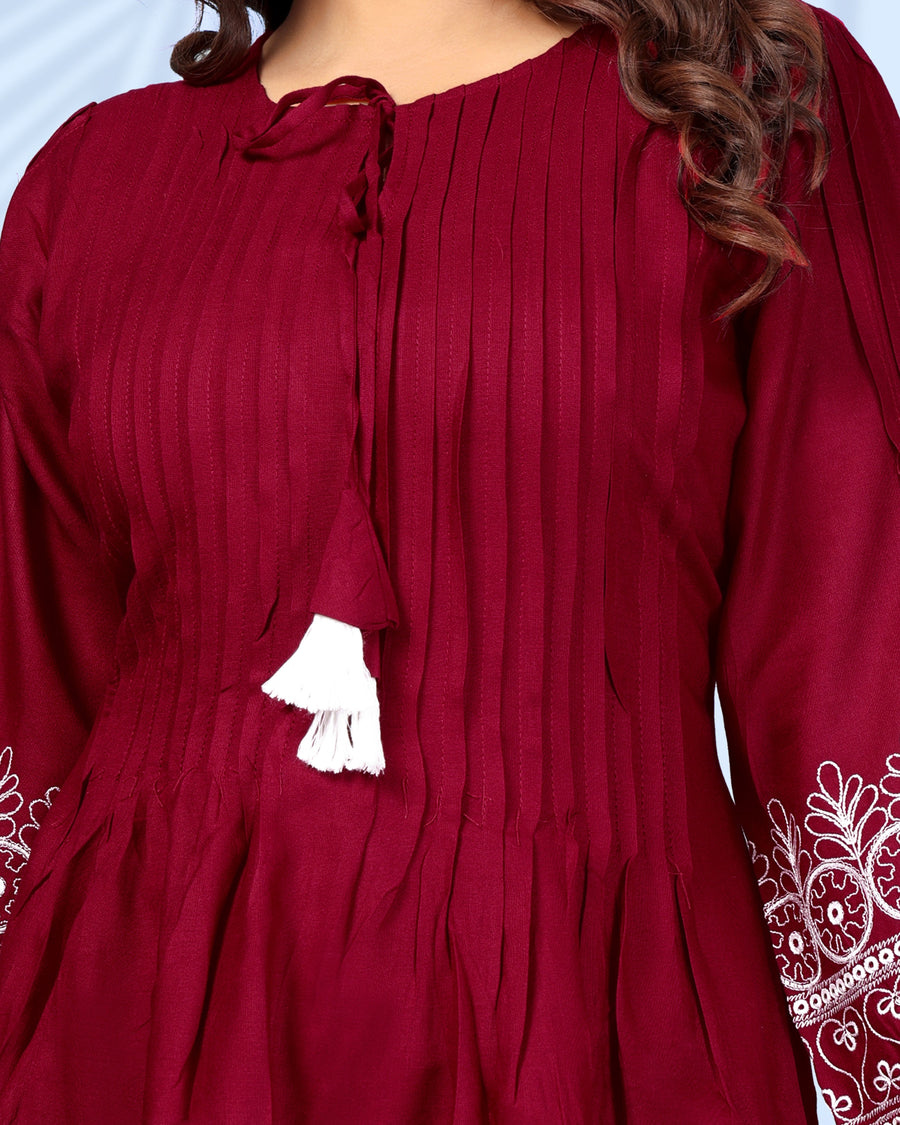 Jiyushi Fancy Cotton Tunic For Women