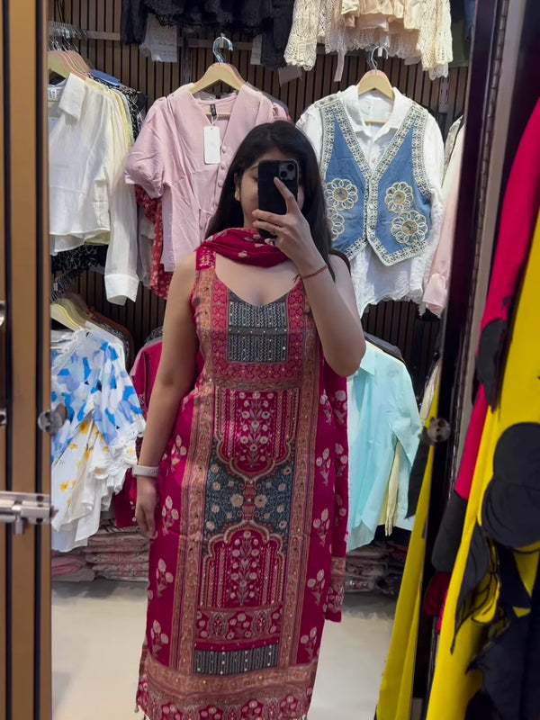 Perisa Primium Fancy Pair with Dupatta set