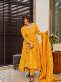 Kudbi's Minaxi Anarkali Suit With Duppata Set.