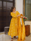 Kudbi's Minaxi Anarkali Suit With Duppata Set.