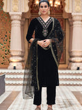 Lizza Fancy Embroidery Velvet Suit Pair &  Dupatta set.