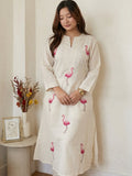 Flamingo Pure Khadi cotton coords set