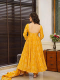 Kudbi's Minaxi Anarkali Suit With Duppata Set.