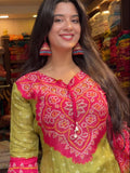 Bandhej Print Heavy Fancy Pair & Dupatta set