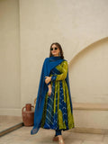 KUDBI'S ROZI ORGENZA MULTI COLOUR ANARKALI SUIT SET
