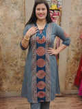 Mishri Stylish Blue Real Mirror Co-ords Set for Summer