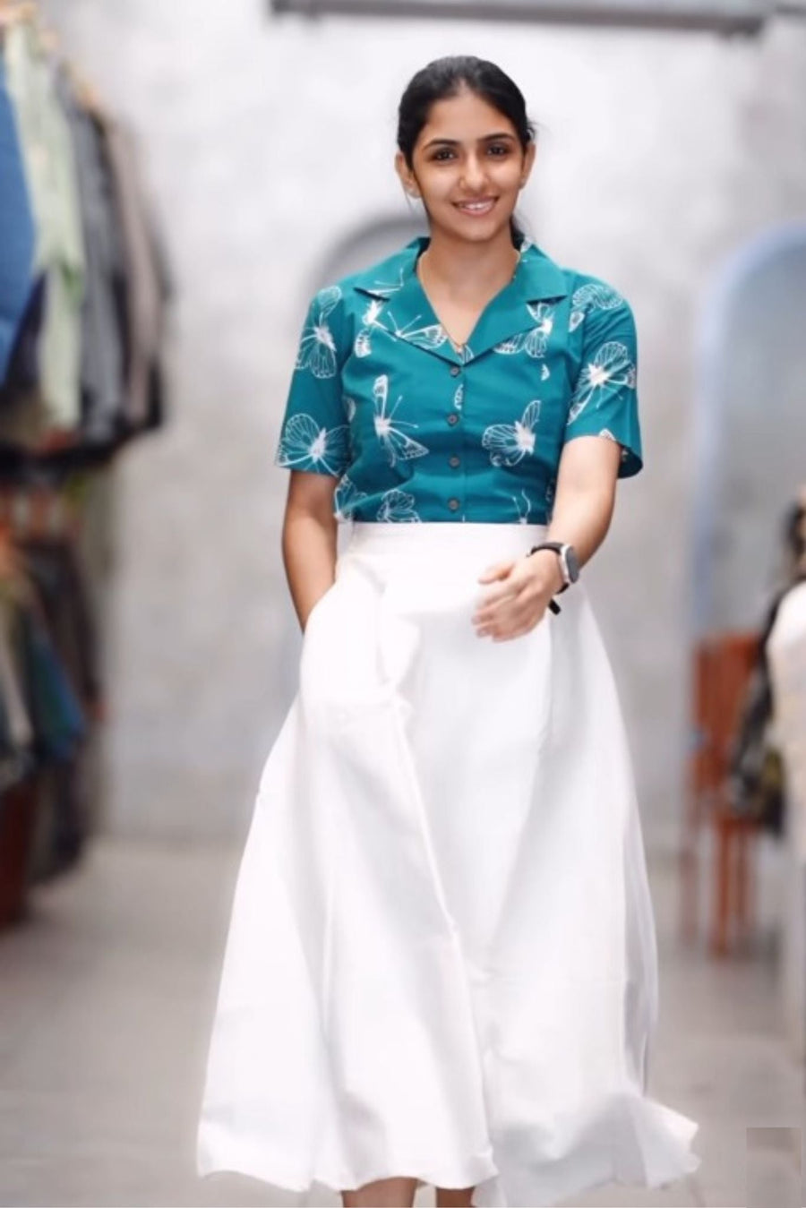 Vintage Morden Skirt style Set for Women