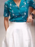 Vintage Morden Skirt style Set for Women