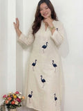 Flamingo Pure Khadi cotton coords set