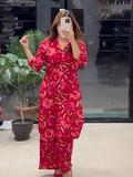 Kudbi's Flower Fancy Shirt Style co-ords set