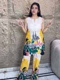 Trendy Floral Printed Kurta Set for Women - Urban Garden Design