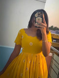 Kudbi's Sunfest Cotton Frock Style.