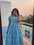 Kudbi's Sunfest Cotton Frock Style.