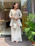 Gulnaar Embroidered Kurta Set for women