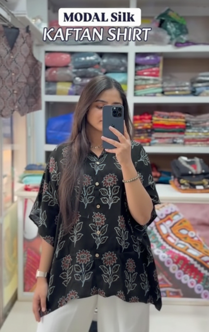 Kudbi's Heer Fancy Kaftan Style Shirt only