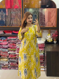 Bloom Cotton Kurta set by Designer