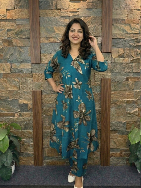 Kudbi's Samira Stylish Co-ords Set for this season.