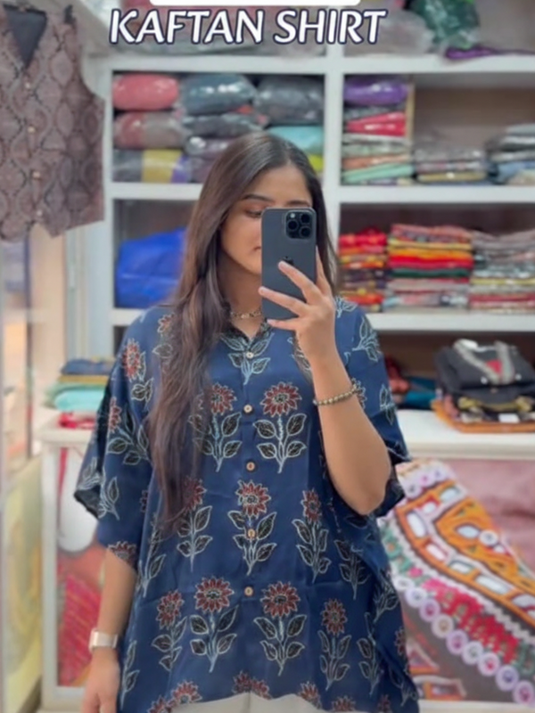 Kudbi's Heer Fancy Kaftan Style Shirt only