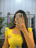 Kudbi's Butterfly Cotton Frock Style