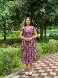 Kudbi Flower Stylish 3-layer Midi For Women.