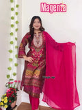 Dehlif Designer Fancy Suit Set with Dupatta