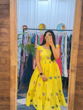 Kudbi's Butterfly Cotton Frock Style