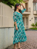 Kudbi Jiyaa Stylish Print Gown For Women.