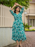 Kudbi Jiyaa Stylish Print Gown For Women.