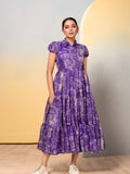 Saajida Trendy Style Collared Frock.
