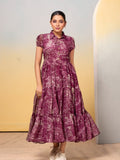 Saajida Trendy Style Collared Frock.