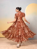 Saajida Trendy Style Collared Frock.