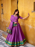 Kudbi Pure Chanderi Zari Weaving Lehenga Choli Set with Dupatta | Festive & Wedding Wear for Women