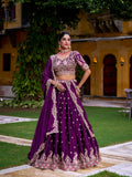 Kudbi VRUSHEE Rangoli Crush Embroidered Lehenga Choli Set – Designer Festive Wear for Women