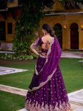 Kudbi VRUSHEE Rangoli Crush Embroidered Lehenga Choli Set – Designer Festive Wear for Women