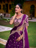 Kudbi VRUSHEE Rangoli Crush Embroidered Lehenga Choli Set – Designer Festive Wear for Women