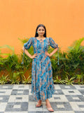 Kudbi Naytra Floral Stylish Print Gown For Women.