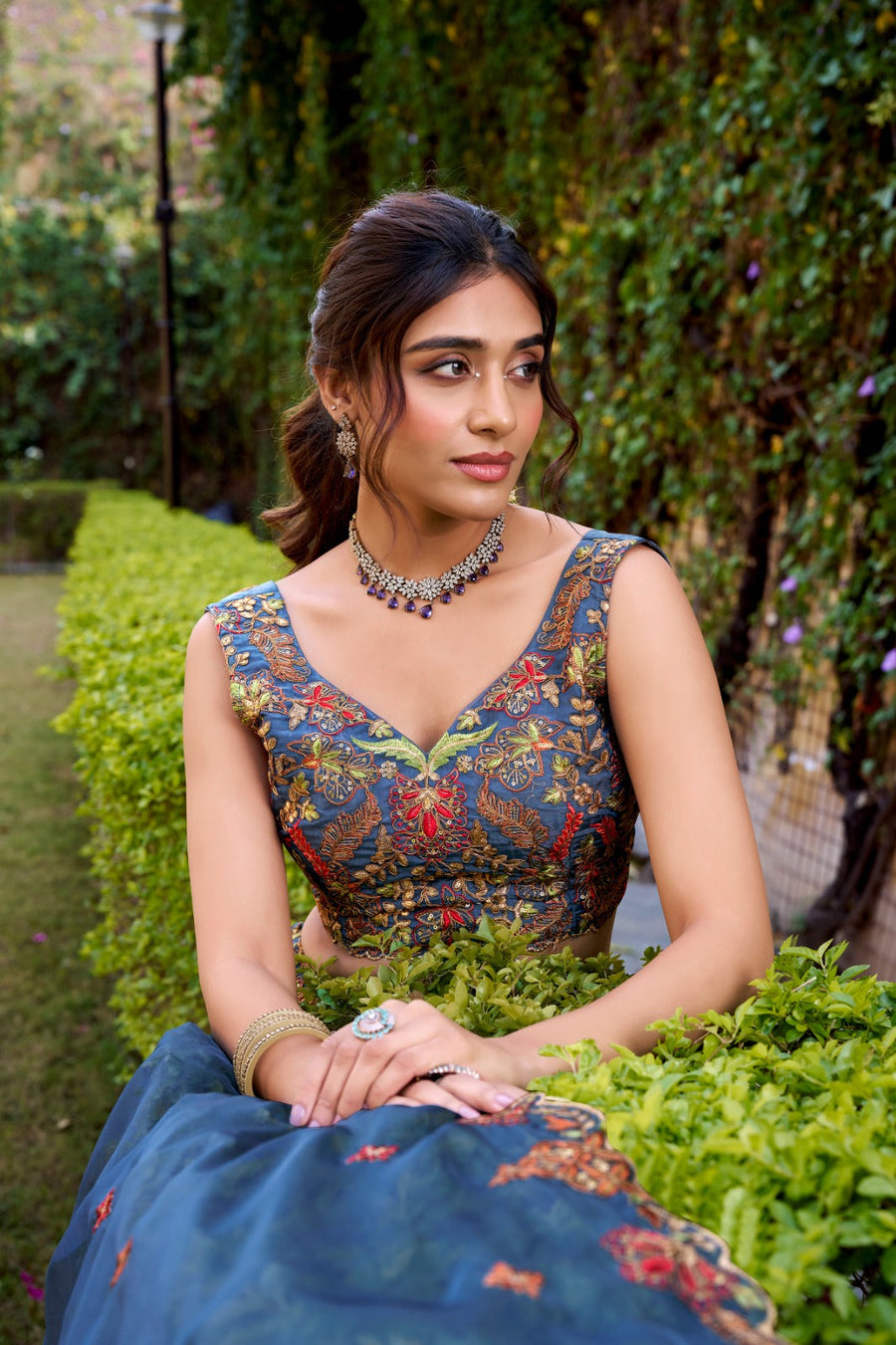 Kudbi Elvina Embroidered Lehenga Choli Set | Festive & Wedding Wear for Women