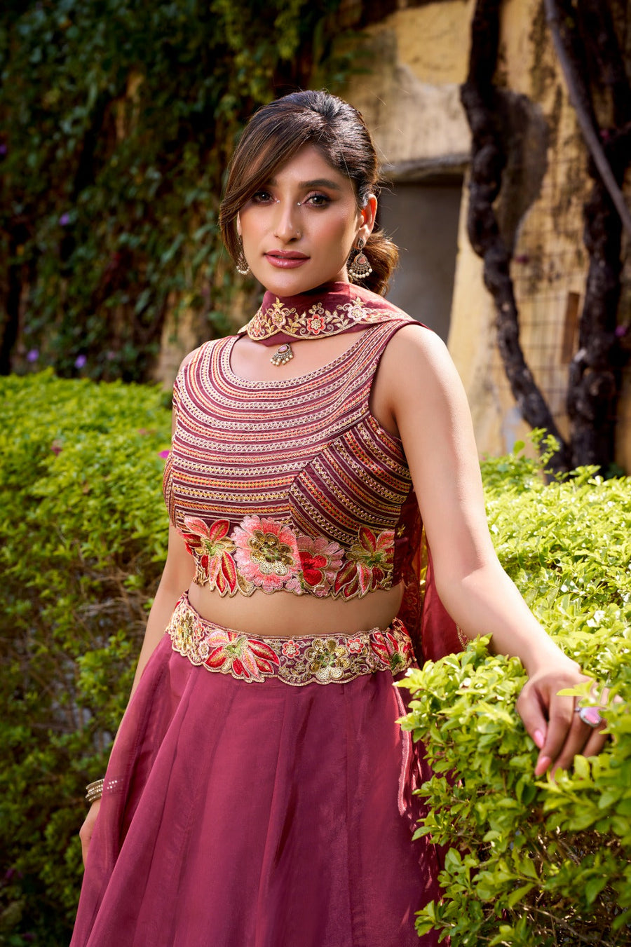 Kudbi Elvina Embroidered Lehenga Choli Set | Festive & Wedding Wear for Women
