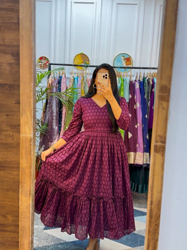 Kudbi's Hakoba Fancy Frock Style.