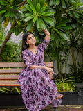Kudbi Jiyaa Stylish Print Gown For Women.